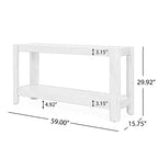 Tavolo Consolle Rustico – Piano in Legno Impiallacciato, Angoli Arrotondati, Gambe in Pino, Larghezza 150 cm, Portata 68 kg