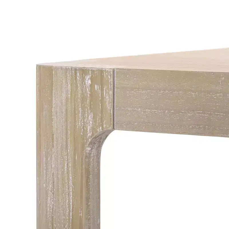 Tavolo Consolle Rustico – Piano in Legno Impiallacciato, Angoli Arrotondati, Gambe in Pino, Larghezza 150 cm, Portata 68 kg