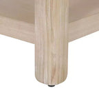 Tavolo Consolle Rustico – Piano in Legno Impiallacciato, Angoli Arrotondati, Gambe in Pino, Larghezza 150 cm, Portata 68 kg