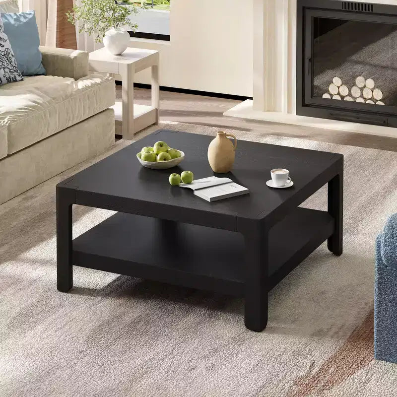 Whisen Farmhouse Console Table Side Table Sofa Table with Wood Veneer and Rounded Corners for Entryway