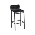 Meridian Furniture,Dax Black Vegan Leather Counter Stool