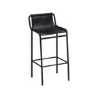 Meridian Furniture,Dax Black Vegan Leather Counter Stool