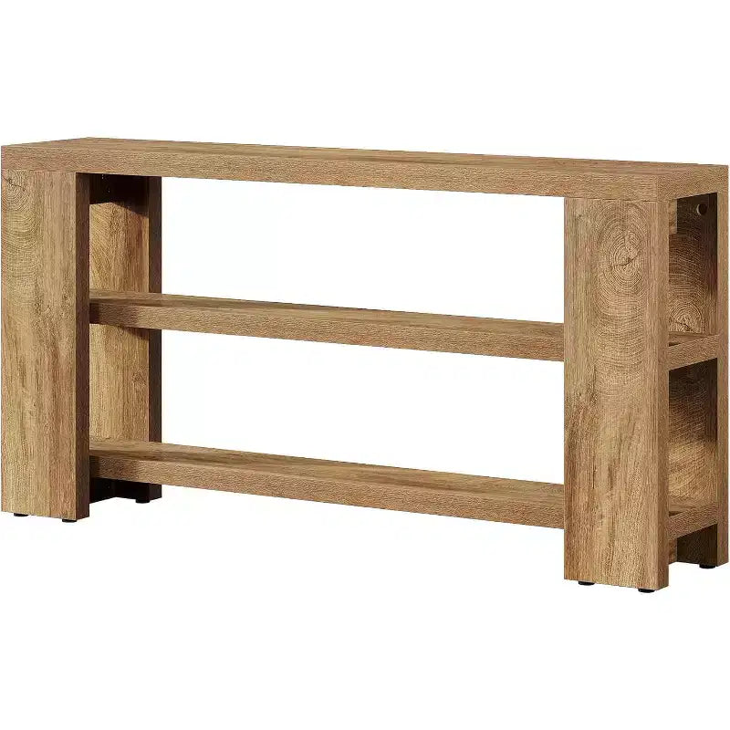 70.9 3-Tier Extra Long Console Table, Narrow Wooden Sofa Table Behind Couch, Farmhouse Entry Foyer Table for Living Room, Hallway