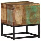 vidaXL Side Table 11.8x11.8x13 Solid Reclaimed Wood