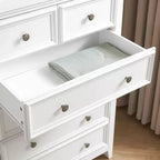 Cassettiera a 6 cassetti, organizer per armadio e contenitore per vestiti, cassettiere, organizer per comò in stile rustico