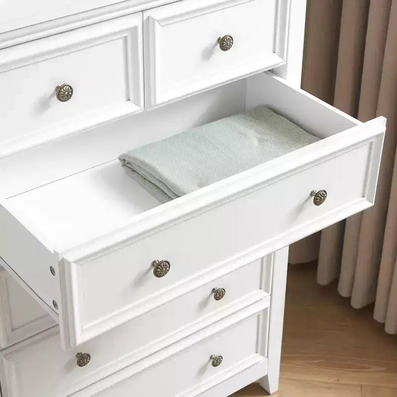Cassettiera a 6 cassetti, organizer per armadio e contenitore per vestiti, cassettiere, organizer per comò in stile rustico