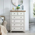 6 Drawers Dresser, Chest of Drawers Closet Organizers and Storage Clothes Storage Drawers Cabinet, Farmhouse Dresser Organizer