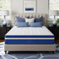 Swedrea Hybrid Mattress Breathable Medium Cooling Memory Foam Bed-in-a-Box White