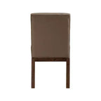 Sedia da pranzo in velluto – Trapuntatura profonda a canali, gambe in legno di frassino noce, design contemporaneo