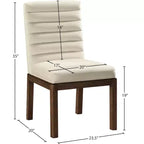 Sedia da pranzo in velluto – Trapuntatura profonda a canali, gambe in legno di frassino noce, design contemporaneo