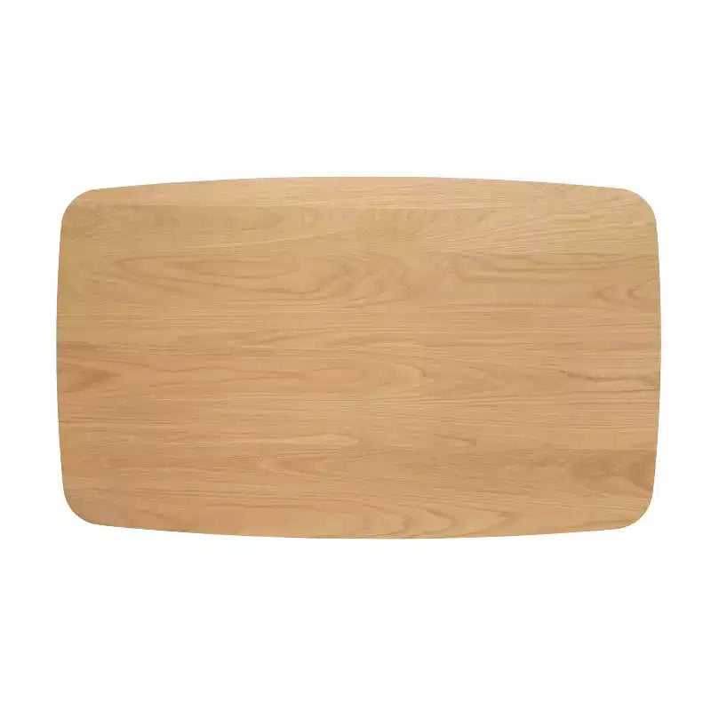 Tavolo da pranzo rettangolare da 150/200 cm – Piano effetto legno, Base a piedistallo, 4 posti, Varie opzioni di colore