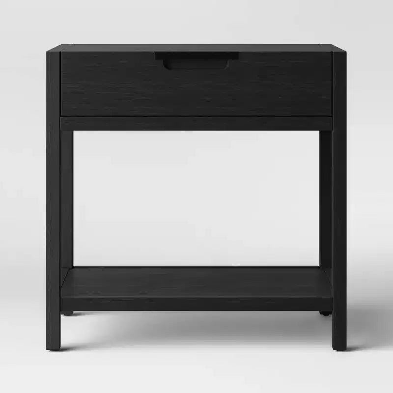 Porto Nightstand with Drawer Black - Threshold™ designed with Studio McGee