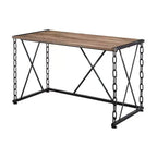 Acme Furniture Jodie Desk Rustic Oak/Antique Black