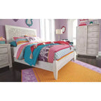 Testata per Pannello Full Size – Finitura Whitewash, Medaglione Intagliato Boho-Chic, Altezza Regolabile