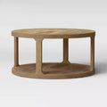 Castalia Round Natural Wood Coffee Table - Threshold™