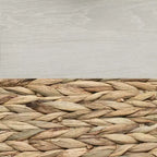 Letto contenitore a piattaforma con cesti in rattan – Finitura Quercia Invernale, Non è richiesto il materasso a molle