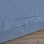 Poltrona a sacco oversize, "Lounger" – Schiuma ad alta densità, 183 cm L, capacità 181 kg, per interni