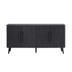 Manhattan Comfort 64.6" Jodie Mid-Century Modern Sideboard with 8 Shelves